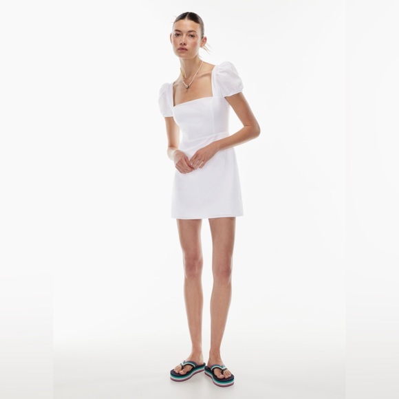 Aritzia Sunday Best Monday Dress Sunny Apricot Size 00 - Picture 10 of 12